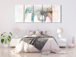 Reproduktsioon Artgeist Painted Elephant HKNW0085XL, 200 cm x 80 cm