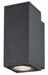&Otilde;ue seinavalgusti SLV Enola Square S, 6W, LED, IP65, antratsiit v., 7 cm x 16 cm
