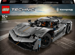 Konstruktor LEGO&reg; Technic Koenigsegg Jesko Absolut Grey Hypercar 42173, 801 tk