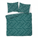 Voodipesukomplekt SJB-563, roheline v., 70 x 80 cm, 200 x 220 cm