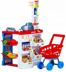 M&auml;ngupoe komplekt EcoToys Supermarket, valge v./punane v.
