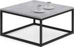 Kohvilaud ADRK Belten, must v./hall v., 65 cm x 65 cm x 33 cm