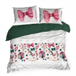 J&otilde;ulu voodipesu komplekt PTR-11, valge/punane/roheline, 140 x 200 cm