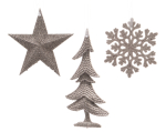 J&otilde;ulupuu ehe Decoris 518384, roosa v., 10.5 cm, plastik