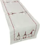 J&otilde;ululaua linik ristk&uuml;likukujuline OSD01-1, valge v./punane v., 40 x 160 cm