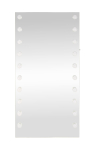Peegel Mirrors Pearl, valgustusega, teisaldatav, 87 cm x 170 cm, h&otilde;be v.