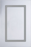 Peegelkapp Shumee Condor, valge v., 12 cm x 40 cm x 60 cm