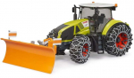 M&auml;ngutraktor Bruder Claas Axion 950, 1:16, kollane v./roheline v.