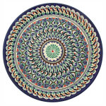 Taldrik prae Mechrob, &Oslash; 28 cm, sinine/mitmev&auml;rviline