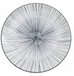 Taldrik prae Hendi Wild, &Oslash; 27 cm, valge v./must v.