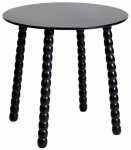 Kohvilaud Homla Resle, must v., 40 cm x 40 cm x 40 cm