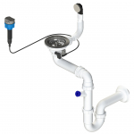 Sifoon k&ouml;&ouml;givalamu jaoks Laveo OKS_123T, valge/kroom