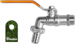 Kraan Bradas GKK031213, kuul, niisutus- ja kastmiss&uuml;steemide jaoks, 1/2 tolli - vooliku otsik
