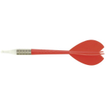 Noolem&auml;ngu tarvikud, nooled, valge/punane, 3 mm, 6 tk