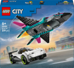 Konstruktor LEGO&reg; City Lennuk vs. auto 60489, 259 tk