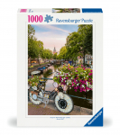 Pusle Ravensburger Bike In Amsterdam, 70 cm x 50 cm, 1000 tk, mitmev&auml;rviline