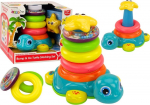 Haridusp&uuml;ramiid, kilpkonn Lean Toys 2in1 Bump & Go, mitmev&auml;rviline