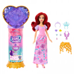 Nukk aksessuaaridega Mattel Disney Princess Jewel Reveal Ariel JHL49, 29 cm, valge v.