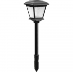 Maasse torgatav p&auml;ikesepaneeliga valgusti Retlux RGL 113, 0.42W, IP44, must v.