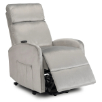 Allalastava seljatoega tugitoolid Colton, l&auml;bipaistev v./hall v., 85 cm x 61 cm x 102 cm