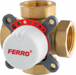 Segamisventiil Ferro ZMV43, kolmesuunaline, veev&auml;rgile, 1 1/4" ff