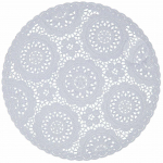 Lauamatt Home4you AIO 87144, 38 cm x 38 cm, Valge v.