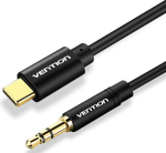 Juhe Vention BGABG 3.5 mm Male, USB Type C Male, 1.5 m, kuldne v./must v.
