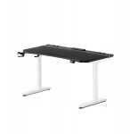 S&uuml;learvutilaud reguleeritava k&otilde;rgusega Diablo Chairs X-Forge 1400, 140 cm x 70 cm, 73 - 122 cm, must v.