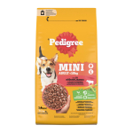 Kuiv koeratoit Pedigree Mini Adult <10 kg, veiseliha/k&ouml;&ouml;giviljad, 1.4 kg