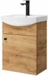 Vannitoakapp valamuga Riva SA44-11, gold craft oak v., 33 cm x 45 cm x 60 cm