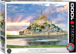 Pusle Eurographics Mont St Michel France, 48 cm x 68 cm, 1000 tk, mitmev&auml;rviline