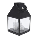 Dekoratsioon Lamp LED-valgustusega, 25 cm, 13.5 cm, must v.