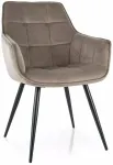 Kahjustatud pakendiga toode. S&ouml;&ouml;gitoa tool Lilia Velvet, tume liiv v., 59 cm x 45 cm x 90 cm