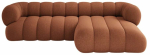 Nurgadiivan Cosmopolitan Design Koge Eden 10, telliskivi punane v., parem, 165 x 270 cm x 70 cm