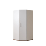 Riidekapp Kalune Design Milano, pruun v./valge v., 95 cm x 95 cm x 200 cm