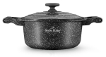 Kastrul Swiss Haus Lausanne SH-MC20B, &Oslash;20 cm, 2.6 l, must v.