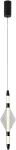 Valgusti lagi Candellux Lighting Vita 31-54593, LED, 2700 &deg;K, 1 x 7.5 W, l&auml;bipaistev v. / must v.
