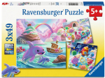 Pusle 3in1 Ravensburger Candy World, 27 cm x 19 cm, 147 tk