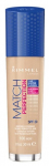 Vedel jumestuskreem Rimmel London Match Perfection SPF20, SPF 20, 100 ivory, 30 ml