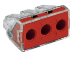 Klemm Wago, 2,5&ndash;6,0 mm&sup2;, 41 A, punane v., 3 tk