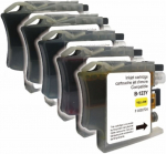 Tindiprinteri kassett Uprint B-123, sinine v./must v./punane v.