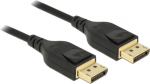 Kaabel Delock DisplayPort Displayport 20 pin male, Displayport 20 pin male, 3 m, must v.