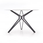 Laud Pixel, valge v./must v., 120 cm x 120 cm x 76 cm