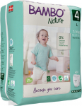 P&uuml;ksm&auml;hkmed Bambo Nature Classic Training Pants, 4 suurus, 14 kg, 20 tk