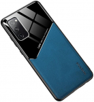 Telefoni &uuml;mbris Mocco Lens Leather Back Case, Samsung Galaxy A21s, sinine v./must v.
