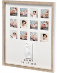 Fotoraam Baby Art My Very First Year Wooden, beež