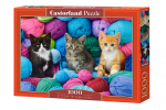 Pusle Castorland Kittens In Yarn Store 1000 el. C-104796-2, 47 cm x 68 cm, 1000 tk, mitmev&auml;rviline