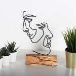Dekoratiivsuveniir Mioli Decor Decorative Object, pruun/must, 3.5 cm x 17 cm x 38 cm