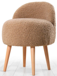 Tumba Hanah Home Rufmee 209FLF1154, hele pruun v., 42 cm x 48 cm x 47 cm