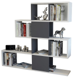 P&otilde;randariiul Kalune Design Karlin 322RTC1103, antratsiit v./valge v., 109 cm x 120 cm x 19.5 cm